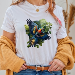 Exkluzív Női Ara Papagáj Mintás Póló � Divatos és Színes Ajándékötlet Elegáns Születésnapi Meglepetés - ruha & divat - női ruha - póló, felső - Meska.hu