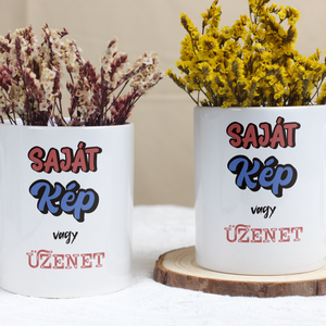 Egyedi fényképes kerámia bögre saját fotóval és felirattal, szívhez szóló személyre szabott ajándék szeretteidnek. - otthon & életmód - konyhafelszerelés, tálalás - tálalás - bögre & csésze - Meska.hu