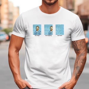 Van Gogh Inspirációjú Vicces Póló  Ideális Meglepetés Bármely Alkalomra Művészetimádóknak - ruha & divat - női ruha - póló, felső - Meska.hu