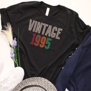 Vintage 30 éves szülinapi póló  Egyedi, kézzel készített design, glitteres opcióval! (Évszám megadható megjegyzésben) - Meska.hu