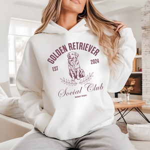 Személyre szabható pulóver és hoodie Golden Retriever rajongóknak � egyedi évszámmal és hellyel, tökéletes ajándék kutya, Ruha & Divat, Női ruha, Pulóver, , MESKA