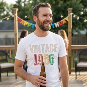 Vintage 1986: Újra 20, Rutinnal! � 40. Születésnapi Póló � Limitált Kiadású Ajándék - ruha & divat - női ruha - póló, felső - Meska.hu