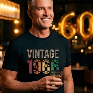 Vintage 1966: 60 Éve Tökéletes � Retro Szülinapi Póló � Egy Igazi Legenda Ünneplésére, Ruha & Divat, Női ruha, Póló, felső, , MESKA