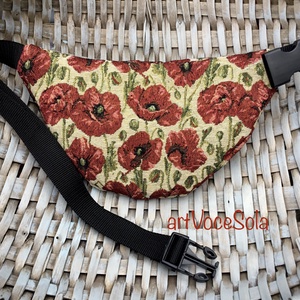 Pipacsmező nagy Övtáska - táska & tok - övtáska - Meska.hu