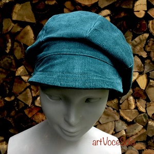 Türkizzöld laguna Sapka - ruha & divat - sál, sapka, kendő - sapka - Meska.hu