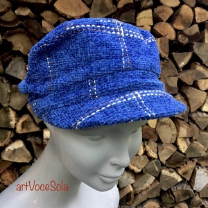 Kockás felhő Sapka - ruha & divat - sál, sapka, kendő - sapka - Meska.hu