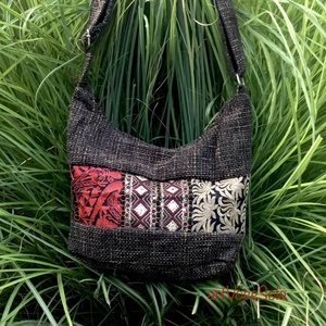 Virágzó föld Táska, Táska & Tok, Kézitáska & válltáska, Vállon átvethető táska, Varrás, Patchwork, foltvarrás, MESKA