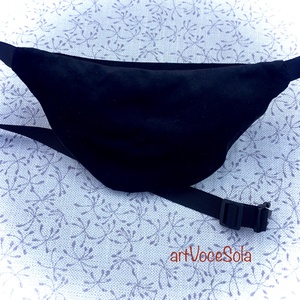 Fekete  tenger XL nagy Övtáska - táska & tok - övtáska - Meska.hu