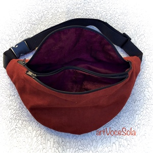 Terrakotta XL nagy Övtáska - táska & tok - övtáska - Meska.hu