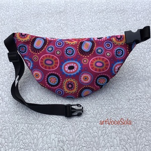 Virágtánc XL nagy Övtáska - táska & tok - övtáska - Meska.hu