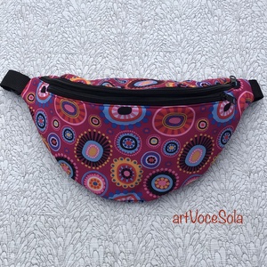 Virágtánc XL nagy Övtáska - Meska.hu