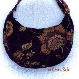 Lótuszvarázs  Félhold Táska - táska & tok - kézitáska & válltáska - vállon átvethető táska - Meska.hu