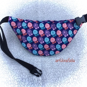 Virágkórus XL nagy Övtáska - táska & tok - övtáska - Meska.hu