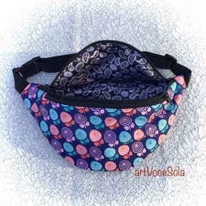 Virágkórus XL nagy Övtáska - táska & tok - övtáska - Meska.hu