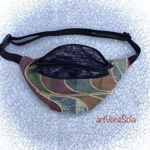 Játékos vonalak Övtáska - táska & tok - övtáska - Meska.hu