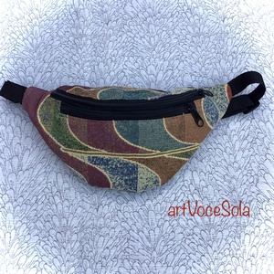 Játékos vonalak Övtáska, Táska & Tok, Övtáska, Varrás, MESKA