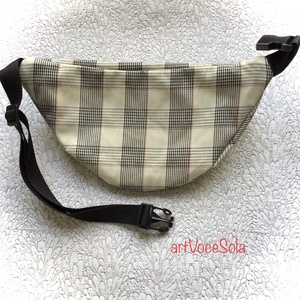 Kockás valóság  XL nagy Övtáska - táska & tok - övtáska - Meska.hu