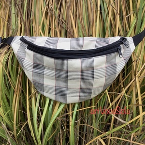 Kockás valóság  XL nagy Övtáska - táska & tok - övtáska - Meska.hu