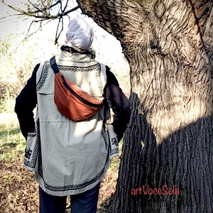 Mogyoróbokor XL nagy Övtáska, Táska & Tok, Övtáska, Varrás, MESKA