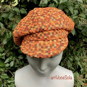 Narancs Pepita  Sapka - ruha & divat - sál, sapka, kendő - sapka - Meska.hu