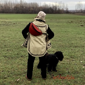 Terrakotta XL nagy Övtáska, Táska & Tok, Övtáska, Varrás, MESKA