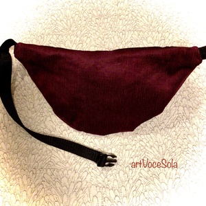 Bordóság nagy Övtáska - táska & tok - övtáska - Meska.hu