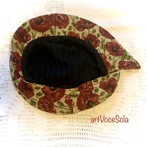 Pipacsos-  Kalap - ruha & divat - sál, sapka, kendő - kalap - Meska.hu