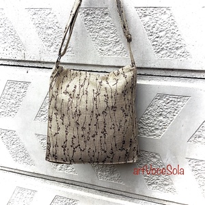 Útifű-mintás Tarisznya - táska & tok - kézitáska & válltáska - vállon átvethető táska - Meska.hu