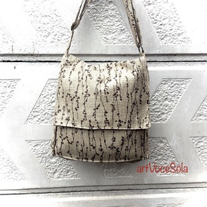 Útifű-mintás Tarisznya, Táska & Tok, Kézitáska & válltáska, Vállon átvethető táska, Varrás, MESKA