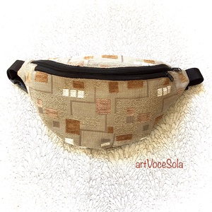 Sivatag kockái- XL nagy Övtáska - Meska.hu