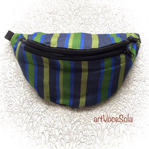 Vetésforgó - csíkos nagy Övtáska - Meska.hu