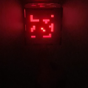 Minecraft Red Stone lámpa (9x9 cm) - otthon & életmód - lámpa - hangulatlámpa - Meska.hu