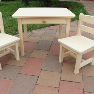 Gyerekasztal gyerekszék gyerek asztal szék pad sámli hokedli nem fiókos asztal  asztal két szék - játék & sport - Meska.hu