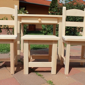 Hokedli szék gyerek szék sámli pad lóca fa bútor asztal borovi fenyő  - otthon & életmód - bútor - szék & fotel - Meska.hu