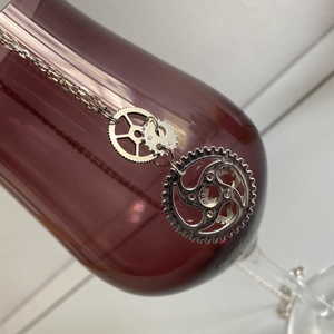 Steampunk nyaklánc és medál, ezüst színű, hosszú - ékszer - nyaklánc - medálos nyaklánc - Meska.hu