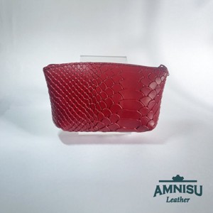 Piros krokkómintás egy cipzáras kulcstartó sárkány szemmel F5007 - táska & tok - kulcstartó & táskadísz - kulcstartó - Meska.hu