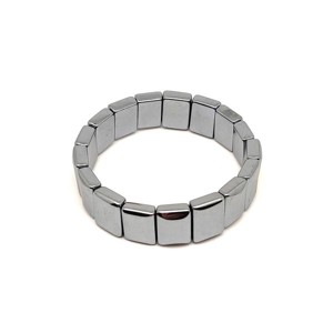 Szilícium téglalap karkötő 15,5-16,5x11-12mm, Ékszer, Karkötő, Ásványkarkötő, , MESKA