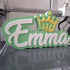 Egyedi 3D nyomtatott keresztnevek - otthon & életmód - dekoráció - dísztárgy - Meska.hu