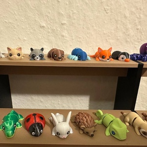 Mini flexibilis állatkák, figurák - játék & sport - plüssállat & játékfigura - más figura - Meska.hu
