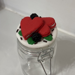 Macaron csatos üveg, Otthon & Életmód, Konyhafelszerelés, tálalás, Tálalás, Kanál & Villa, Gyurma, MESKA