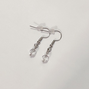 Üveggyöngy fülbevaló  - ékszer - fülbevaló - lógó fülbevaló - Meska.hu