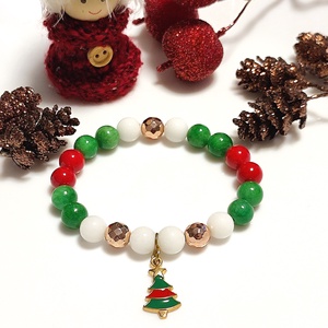 Karácsonyi ásványkarkötő - ékszer - karkötő - karkötő medállal - Meska.hu Karácsonyi ásványkarkötő - ékszer - karkötő - karkötő medállal - Meska.hu