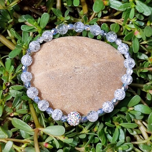 Hegyikristály ásványkarkötő - ékszer - karkötő - ásványkarkötő - Meska.hu