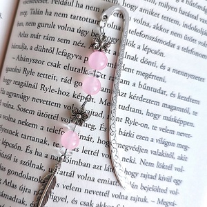 Könyvjelző, rózsaszín, Könyv & Zene, Könyvjelző, Ékszerkészítés, MESKA