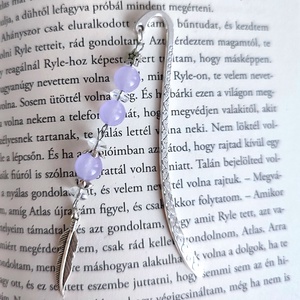 Könyvjelző, lila - könyv & zene - könyvjelző - Meska.hu