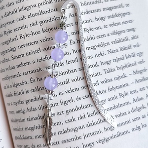 Könyvjelző, lila - könyv & zene - könyvjelző - Meska.hu