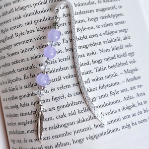 Könyvjelző, lila, Könyv & Zene, Könyvjelző, Ékszerkészítés, MESKA