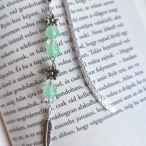 Könyvjelző, zöld - könyv & zene - könyvjelző - Meska.hu