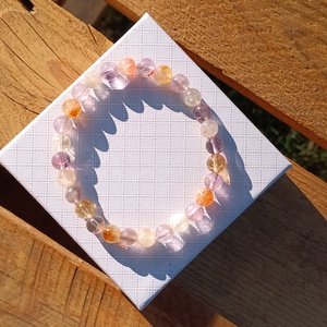 Ametrin Ásvány Karkötő - ékszer - karkötő - ásványkarkötő - Meska.hu