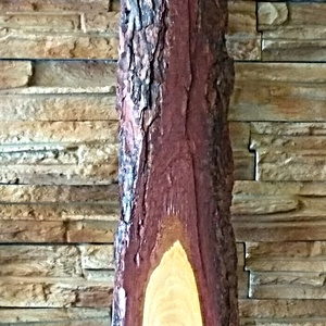 120 cm hosszú vörösfenyő falióra - otthon & életmód - dekoráció - fali és függő dekoráció - falióra & óra - Meska.hu